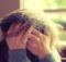 What does a panic attack feel like - head in hands